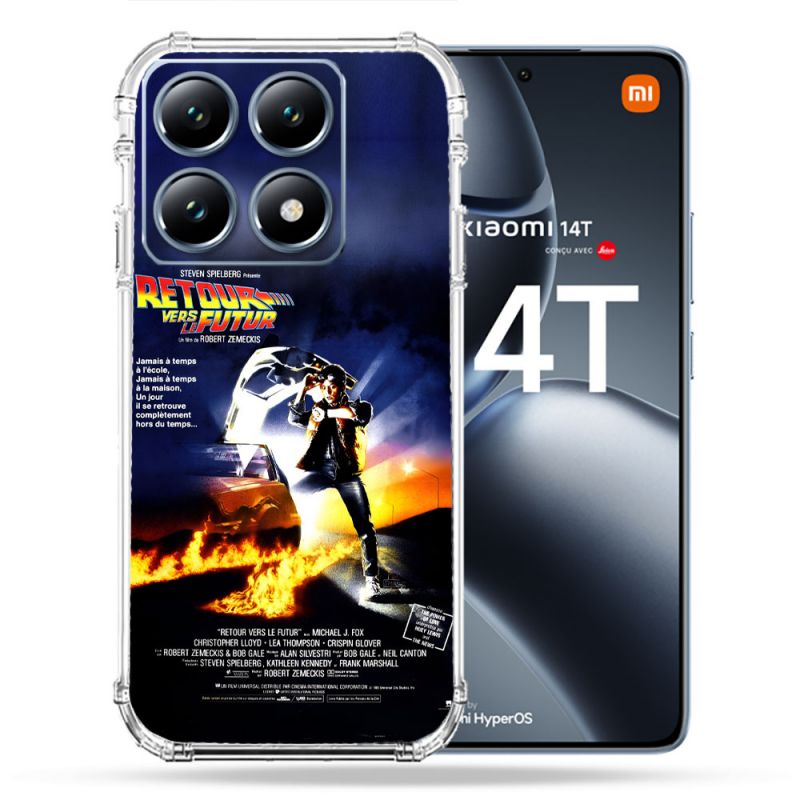 Coque Renforcée Pour Xiaomi 14T Pro Retour Vers Le Futur Affiche