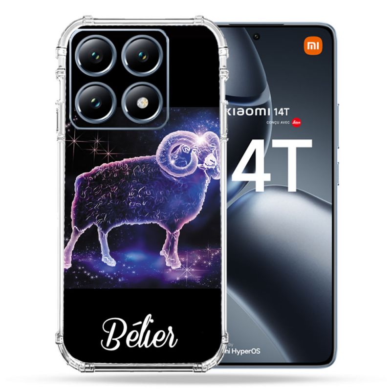 Coque Renforcée Pour Xiaomi 14T Pro Signe Zodiaque 2 Bélier