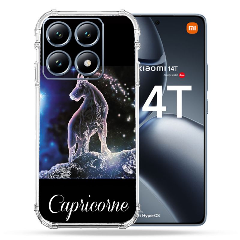 Coque Renforcée Pour Xiaomi 14T Pro Signe Zodiaque 2 Capricorne