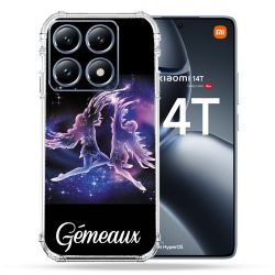 Coque Renforcée Pour Xiaomi 14T Pro Signe Zodiaque 2 Gémeaux