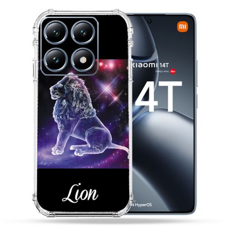 Coque Renforcée Pour Xiaomi 14T Pro Signe Zodiaque 2 Lion