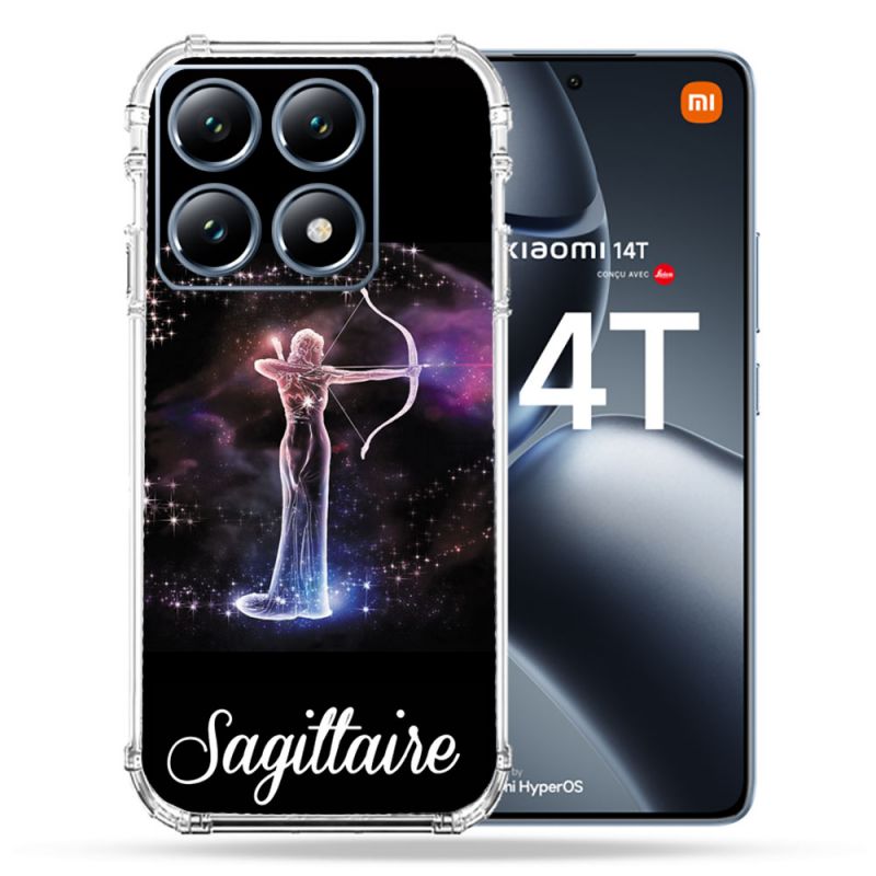 Coque Renforcée Pour Xiaomi 14T Pro Signe Zodiaque 2 Sagittaire
