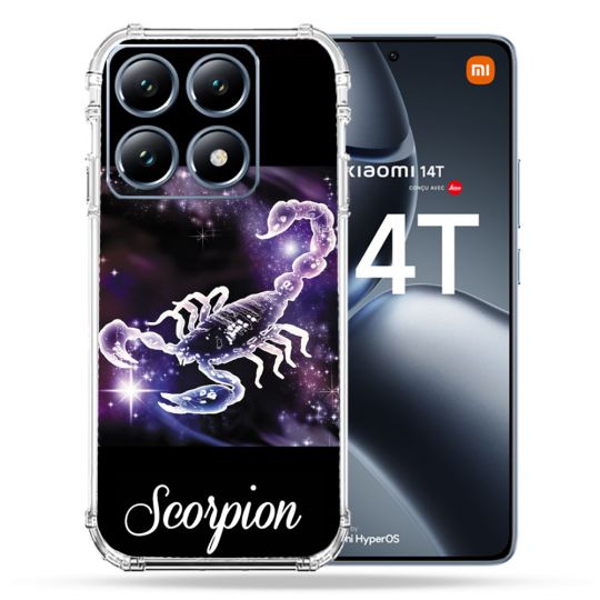 Coque Renforcée Pour Xiaomi 14T Pro Signe Zodiaque 2 Scorpion
