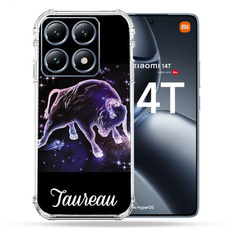 Coque Renforcée Pour Xiaomi 14T Pro Signe Zodiaque 2 Taureau