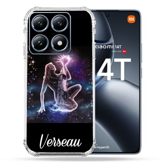 Coque Renforcée Pour Xiaomi 14T Pro Signe Zodiaque 2 Verseau