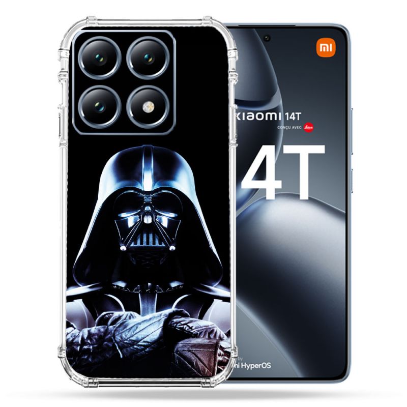 Coque Renforcée Pour Xiaomi 14T Pro Star Wars - Dark Vador Noir