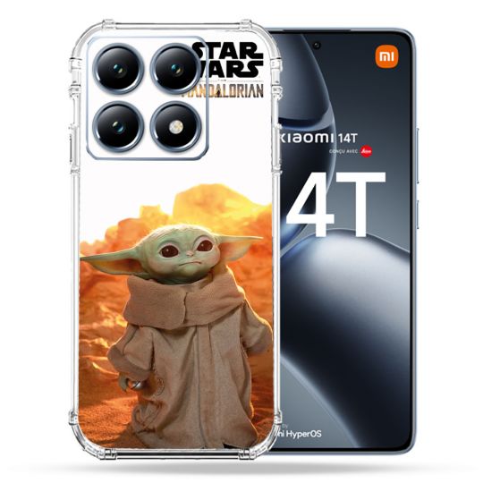 Coque Renforcée Pour Xiaomi 14T Pro Star Wars - Yoda bebe soleil