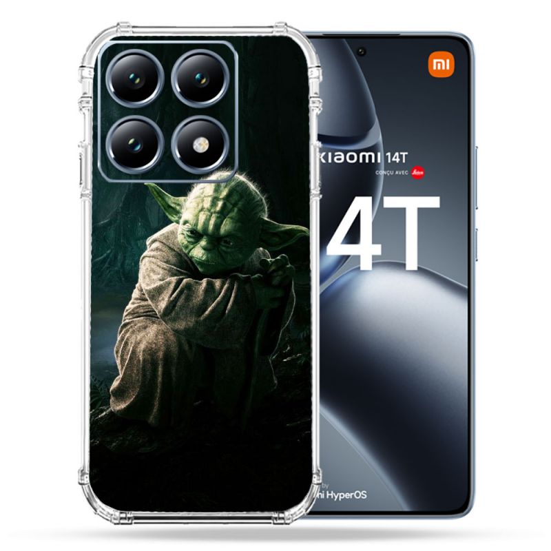 Coque Renforcée Pour Xiaomi 14T Pro Star Wars - Yoda sombre