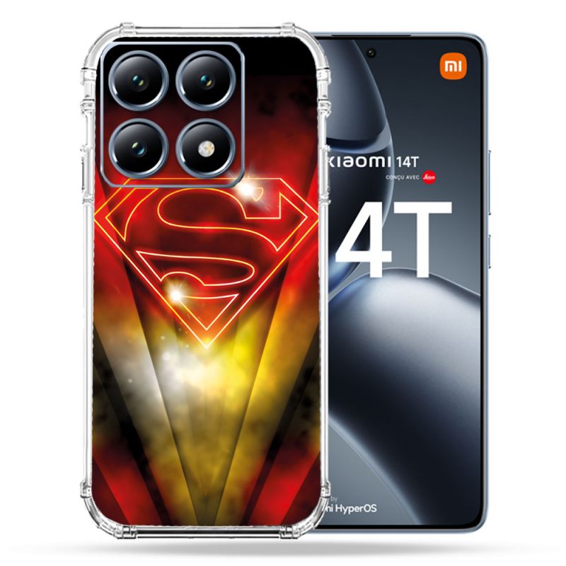 Coque Renforcée Pour Xiaomi 14T Pro Superman Logo