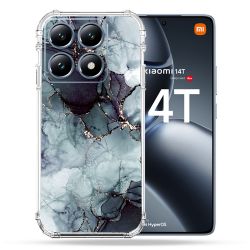 Coque Renforcée Pour Xiaomi 14T Pro Texture Marbre Gris