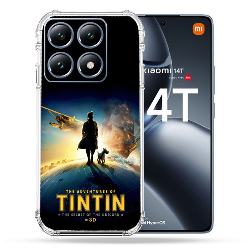 Coque Renforcée Pour Xiaomi 14T Pro Tintin Affiche