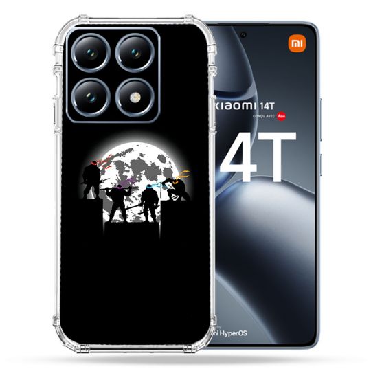 Coque Renforcée Pour Xiaomi 14T Pro Tortue Ninja Ombre