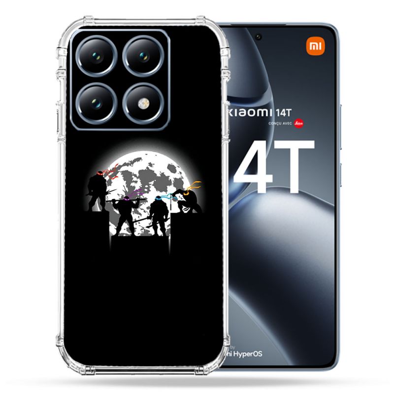 Coque Renforcée Pour Xiaomi 14T Pro Tortue Ninja Ombre