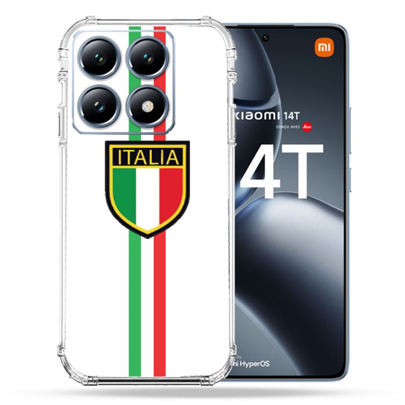 Coque Renforcée Pour Xiaomi 14T Pro Voyage Italie 3 Blanc