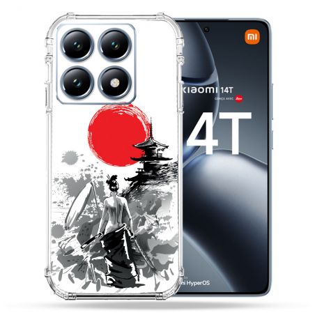 Coque Renforcée Pour Xiaomi 14T Pro Voyage Japon Femme