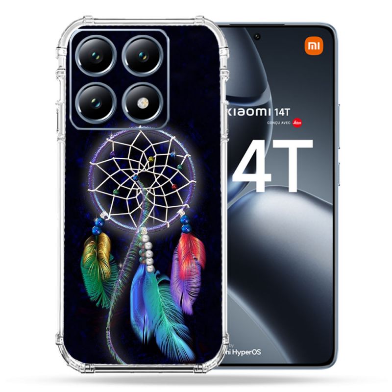 Coque Renforcée Pour Xiaomi 14T Pro Zen Attrape Reve Multicolore