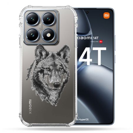 Coque Transparente Pour Xiaomi 14T Pro Loup