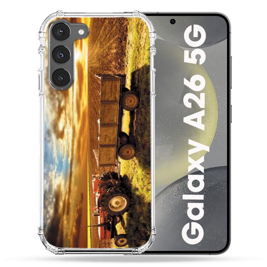 Coque renforcée Pour Samsung Galaxy A26 5G Agriculture Tracteur Color