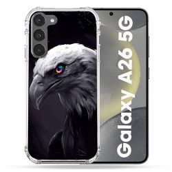 Coque renforcée Pour Samsung Galaxy A26 5G Animal Aigle Royal Noir