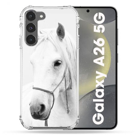 Coque renforcée Pour Samsung Galaxy A26 5G Animal Cheval Cristal