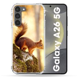 Coque renforcée Pour Samsung Galaxy A26 5G Animal Ecureuil Bois