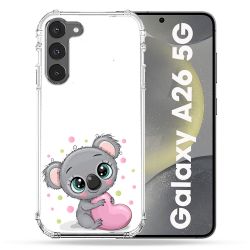 Coque renforcée Pour Samsung Galaxy A26 5G Animal Koala Cœur