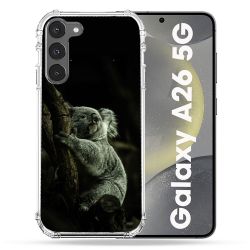 Coque renforcée Pour Samsung Galaxy A26 5G Animal Koala Noir