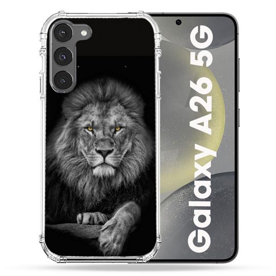 Coque renforcée Pour Samsung Galaxy A26 5G Animal Lion Majestueux
