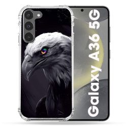 Coque Renforcée Pour Samsung Galaxy A36 5G Animal Aigle Royal Noir