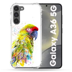 Coque Renforcée Pour Samsung Galaxy A36 5G Animal Perroquet Jaune