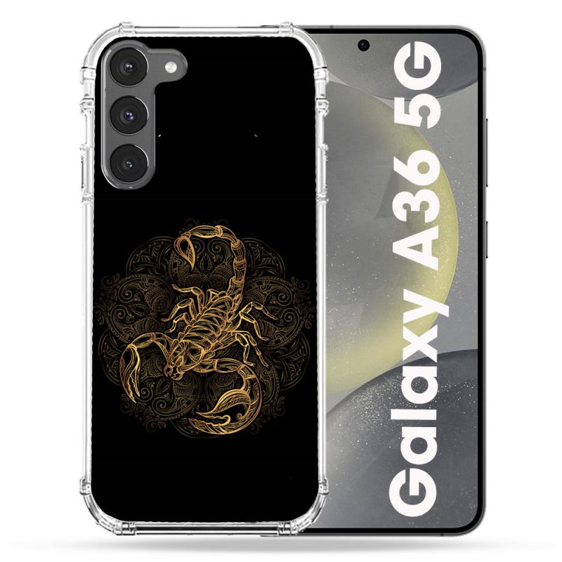 Coque Renforcée Pour Samsung Galaxy A36 5G Animal Scorpion Fresque