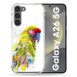 Coque renforcée Pour Samsung Galaxy A26 5G Animal Perroquet Jaune