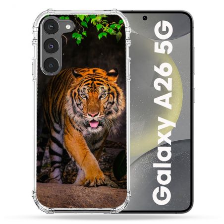 Coque renforcée Pour Samsung Galaxy A26 5G Animal Tigre Jungle