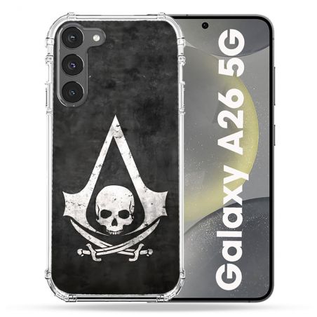 Coque renforcée Pour Samsung Galaxy A26 5G Assassin Creed Tete Mort