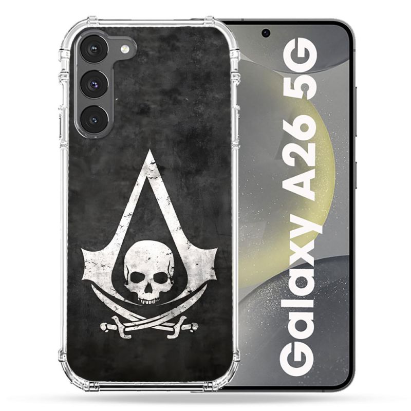 Coque renforcée Pour Samsung Galaxy A26 5G Assassin Creed Tete Mort