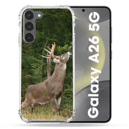 Coque renforcée Pour Samsung Galaxy A26 5G Chasse Cerf