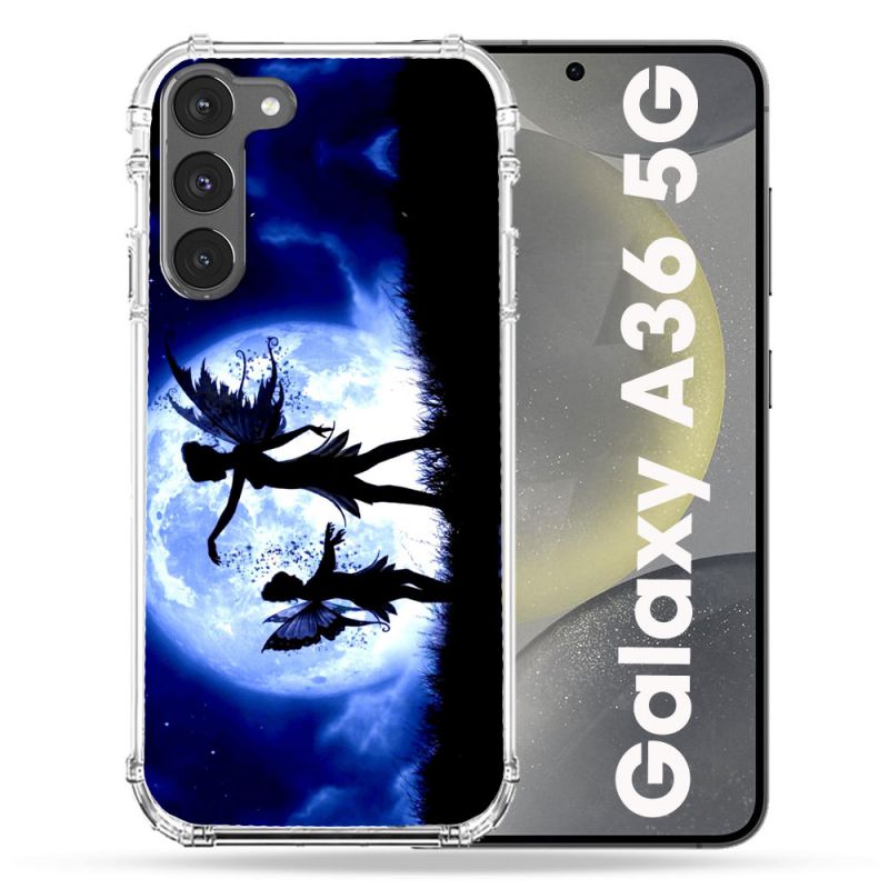 Coque Renforcée Pour Samsung Galaxy A36 5G Fantastique Fee Lune