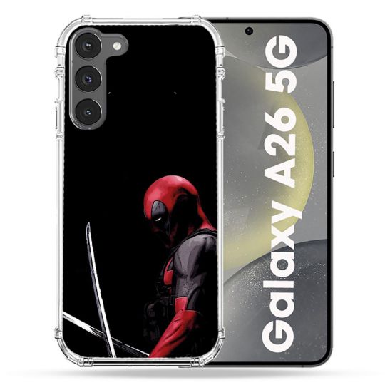 Coque renforcée Pour Samsung Galaxy A26 5G Deadpool Epee