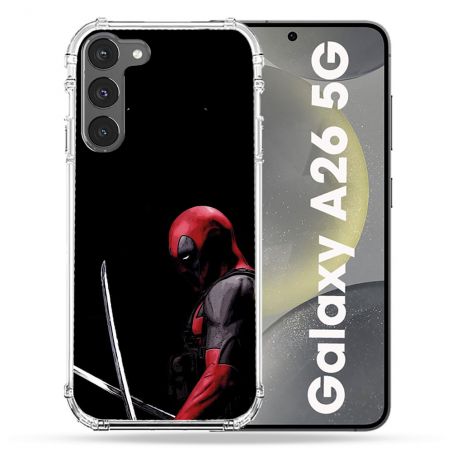Coque renforcée Pour Samsung Galaxy A26 5G Deadpool Epee
