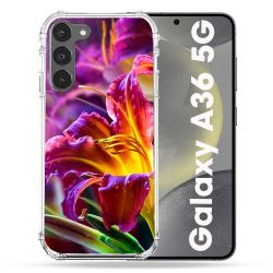 Coque Renforcée Pour Samsung Galaxy A36 5G Fleur Lys Color