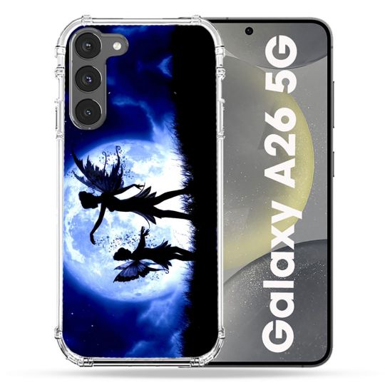 Coque renforcée Pour Samsung Galaxy A26 5G Fantastique Fee Lune