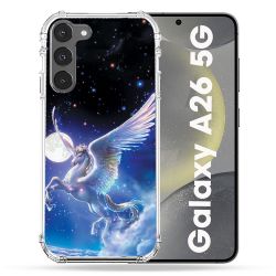 Coque renforcée Pour Samsung Galaxy A26 5G Fantastique Licorne Céleste