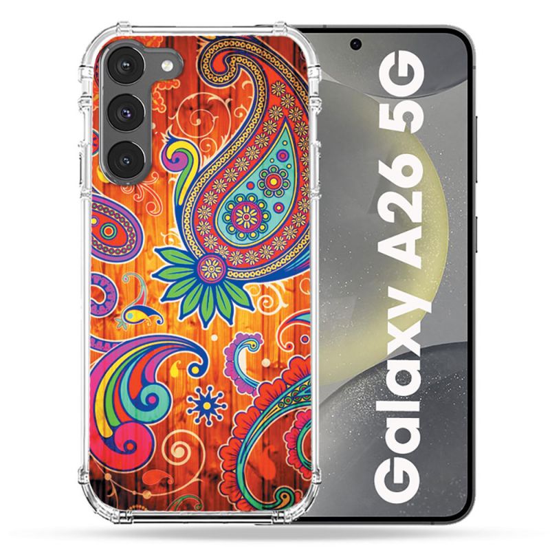 Coque renforcée Pour Samsung Galaxy A26 5G Fleur Psychedelic