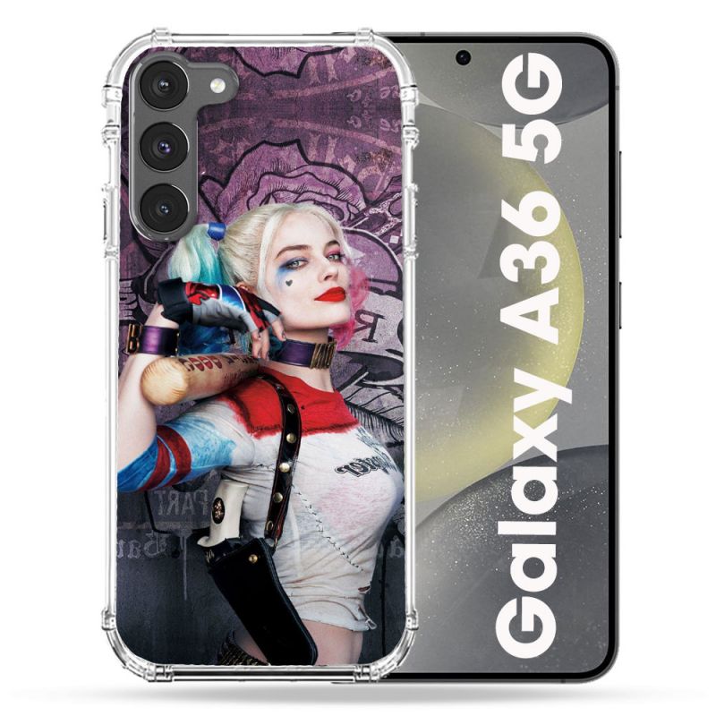 Coque Renforcée Pour Samsung Galaxy A36 5G Harley Quinn Batte