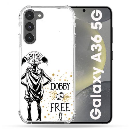 Coque Renforcée Pour Samsung Galaxy A36 5G Harry Potter Dobby Free Blanc