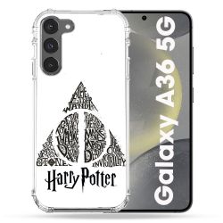 Coque Renforcée Pour Samsung Galaxy A36 5G Harry Potter Hollows triangle Blanc