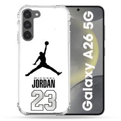 Coque renforcée Pour Samsung Galaxy A26 5G Jordan 23 Blanc