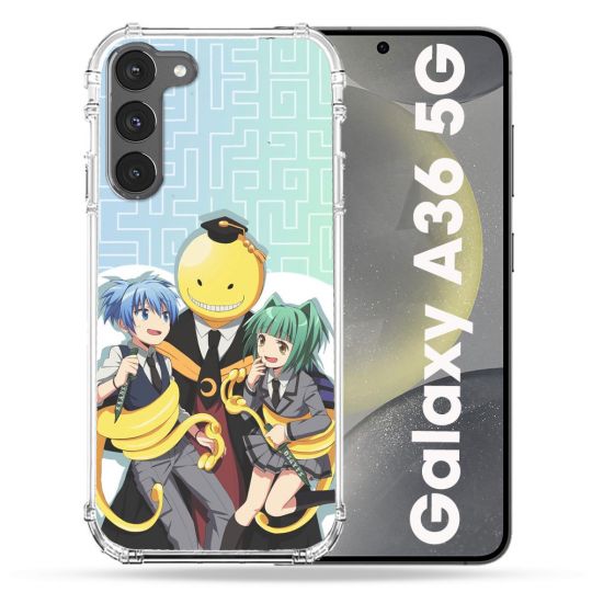 Coque Renforcée Pour Samsung Galaxy A36 5G Manga Assassination Classroom Kuro Trio