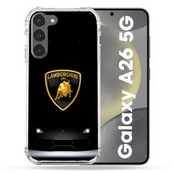 Coque renforcée Pour Samsung Galaxy A26 5G Lamborghini Noir