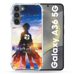Coque Renforcée Pour Samsung Galaxy A36 5G Manga Attaque Titans Soleil